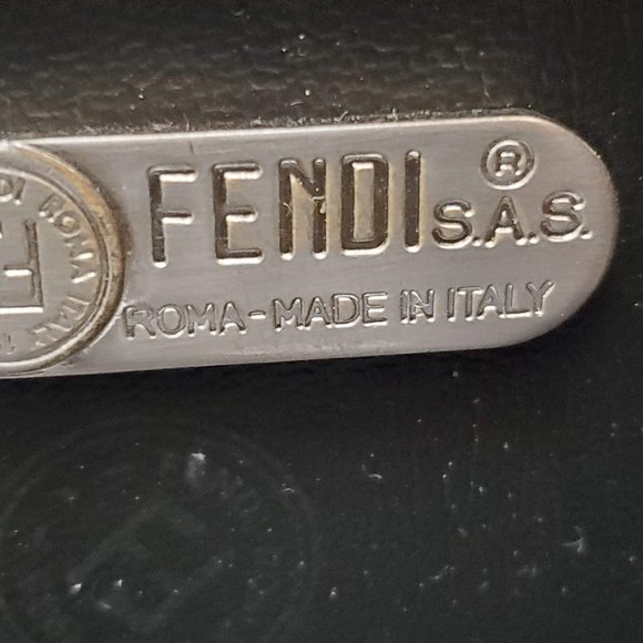 Black Authentic Vintage Fendi Vanity Train case - Picture 7 of 8